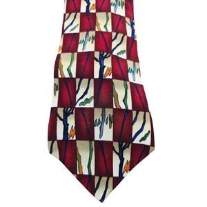 J. Garcia California Mission Collection Nine by Stonehedge 100% Silk Tie